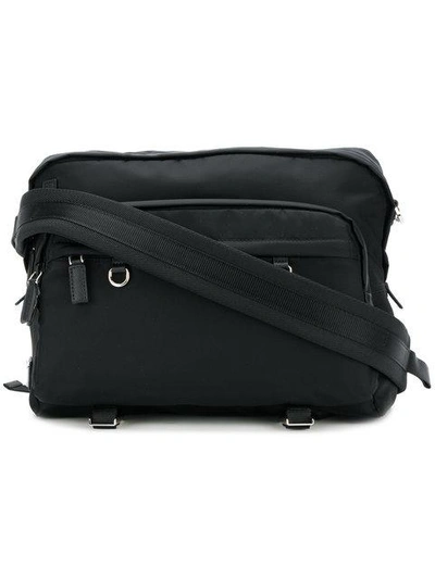 Prada Strap Shoulder Bag - Black