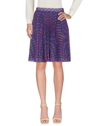 Boutique Moschino Knee Length Skirt In Purple