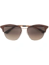 Mcq By Alexander Mcqueen Bold Oversized Sunglasses In Brown