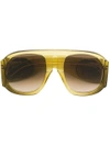 Gucci Oversized Sunglasses In Yellow