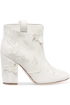 Laurence Dacade Pete Embroidered Western Booties, White