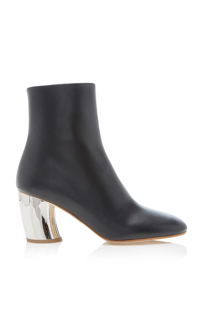 Proenza Schouler Calf Leather Ankle Boots In Black
