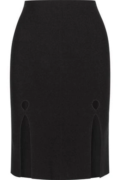 Alexander Wang Woman Stretch-knit Pencil Skirt Black