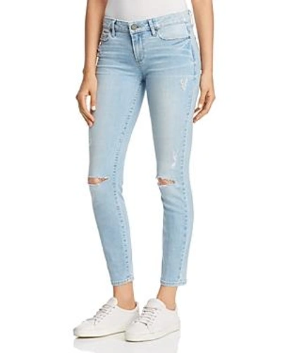 Paige Verdugo Ankle Skinny Jeans In Serrano Destructed