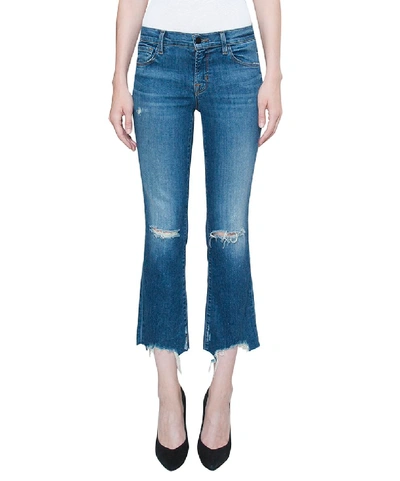 J Brand Revoke Denim Cotton Jeans In Blu