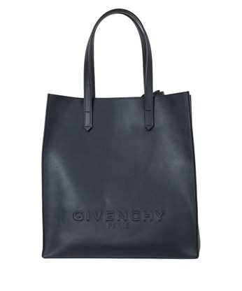 Givenchy Debossed Leather North-south Tote Bag, Black | ModeSens