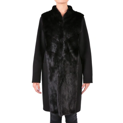 Rizal Wool And Cashmere Coat In Black