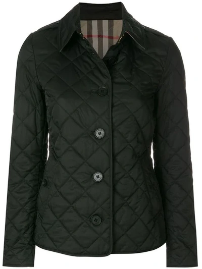 Burberry Frankby Quilted Jacket, Black
