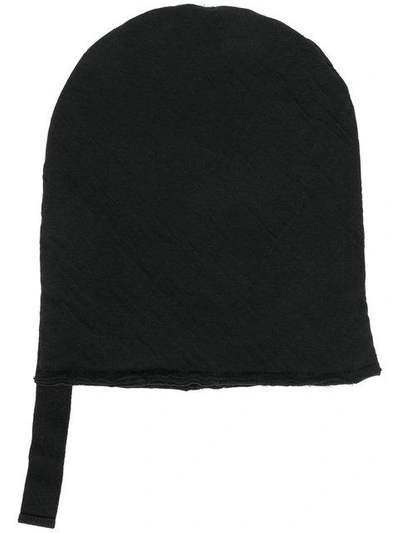 Thom Krom Raw Hem Beanie - Black