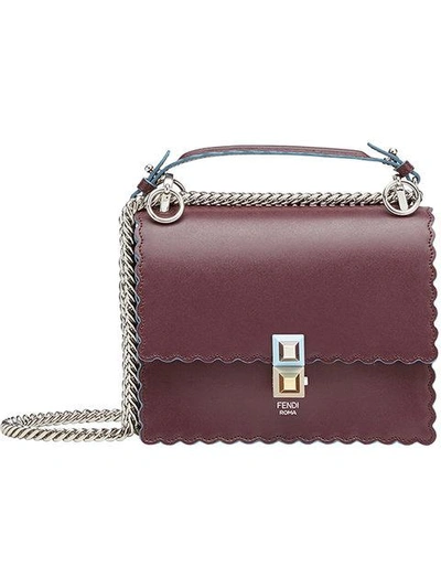 Fendi Kan I Shoulder Bag - Red