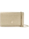 Jimmy Choo Florence Sparkly Crossbody Bag In Neutrals