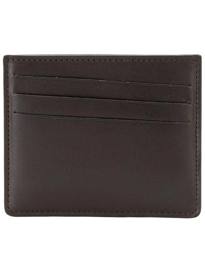 Maison Margiela Contrast Classic Cardholder In Brown