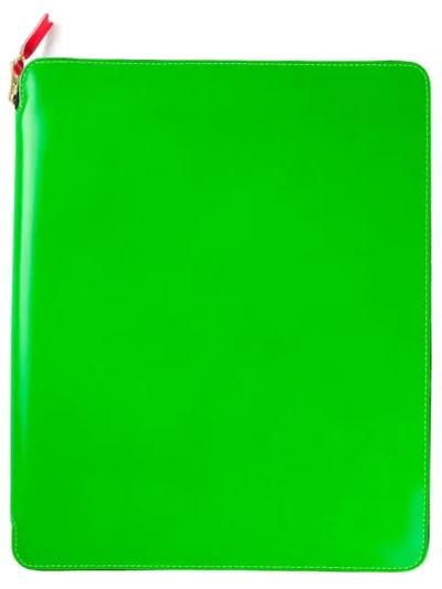 Comme Des Garçons Super Fluo Ipad Case In Green
