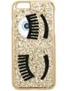 Chiara Ferragni Flirting Glitter Iphone 6/6s Case In Metallic
