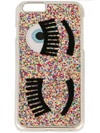 Chiara Ferragni Flirting Glitter Iphone 6 Plus Case In Multicolour