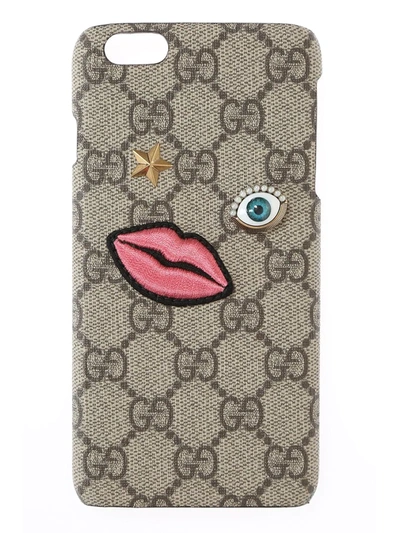 Gucci Monogram Iphone 6 Case In Multicolour