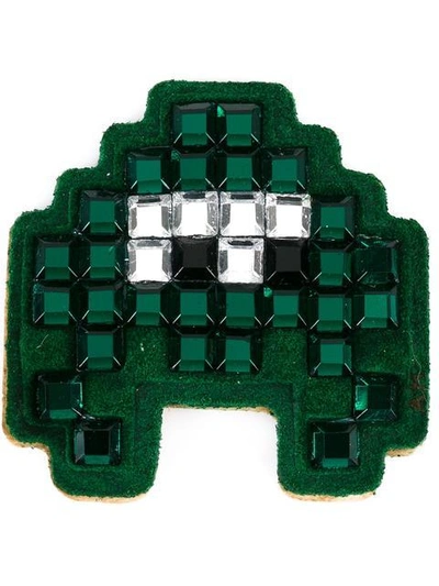 Anya Hindmarch Invader Mini Sticker - Green
