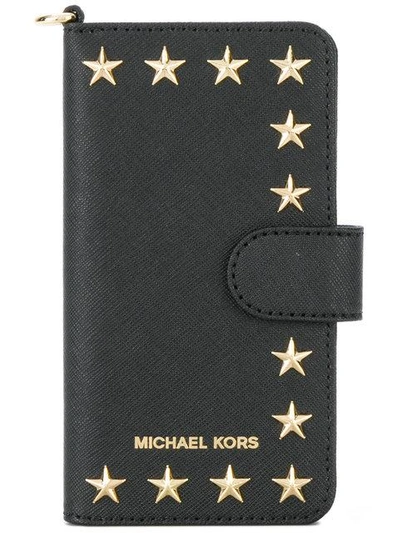 Michael Michael Kors Folio Iphone 7 Case - Black