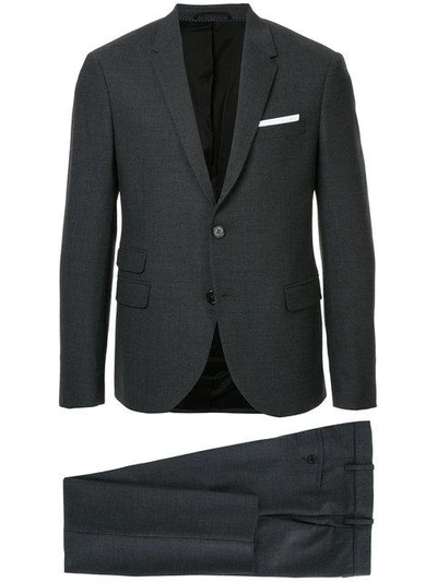 Neil Barrett Classic Suit Jacket In Grey