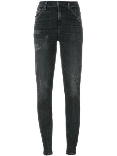 Citizens Of Humanity High Waisted Skinny Jeans - Grey