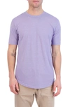 Goodlife Scallop Triblend Crewneck T-shirt In Purple Haze
