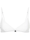 Matteau The Tri Crop Bikini Top - Unavailable In Pebbled Chalk