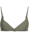 Matteau Tri Crop Bikini Top - Grey