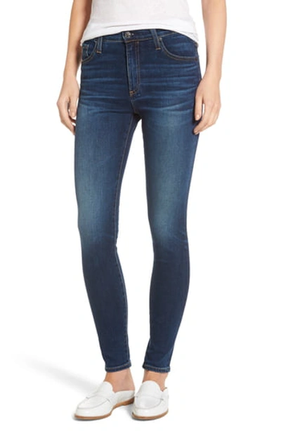 Ag Farrah High-rise Skinny Ankle Jeans In 4 Years Rapid