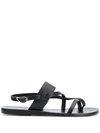 Ancient Greek Sandals Alethea Flat Sandals In Black