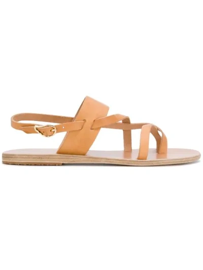 Ancient Greek Sandals Alethea Flat Sandals In Neutrals