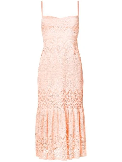 Three Floor Farrah Fitted Slip Dress In Yellow