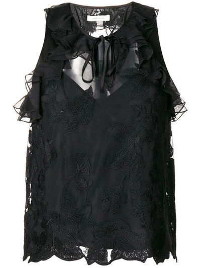Three Floor Florent Sleeveless Top In Black