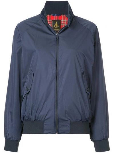 Hysteric Glamour Stand-up Collar Bomber Jacket - Blue