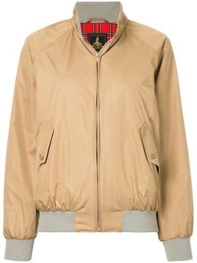 Hysteric Glamour Stand-up Collar Bomber Jacket - Neutrals