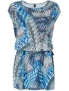 Lygia & Nanny 'irere' Printed Tunic In Blue