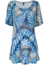 Lygia & Nanny 'batuira' Printed Tunic - Blue