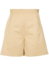 Andrea Marques Mid Rise Shorts - Neutrals In Nude & Neutrals