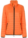Emilio Pucci Short Padded Coat In Yellow