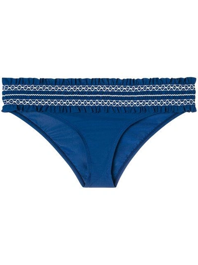 Tory Burch Decorative Ruffle Bikini Bottoms