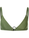 Matteau The Ring Bikini Top In Green