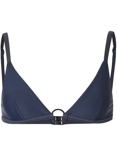 Matteau The Ring Bikini Top In Blue