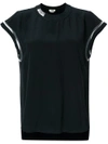 Fendi Branded Collar T In Black