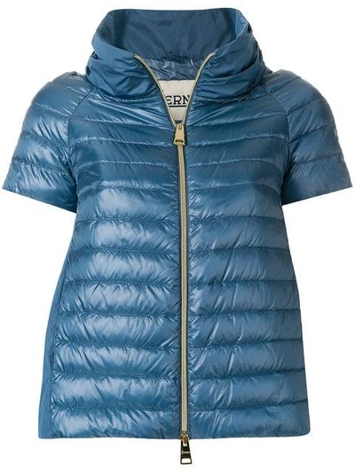 Herno Cropped Down Jacket In 9008