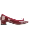 Repetto Low Heel Ballerina Shoes In Red