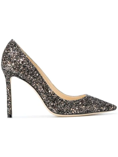 Jimmy Choo Romy 100 Pumps In Black