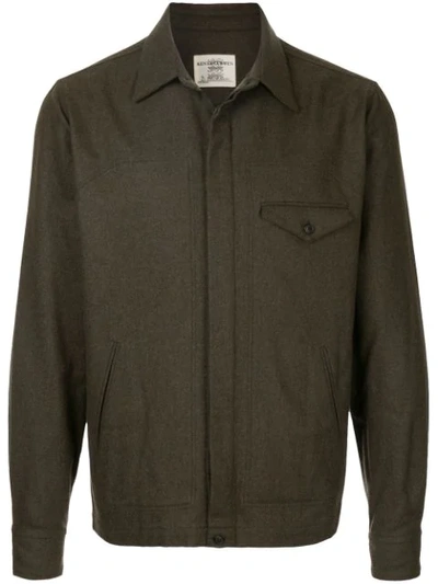Kent & Curwen Military Style Jacket In Green
