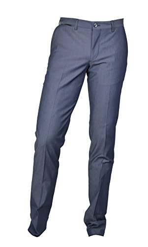 Versace Men's Collection Dress Pants Petroleum Grey | ModeSens