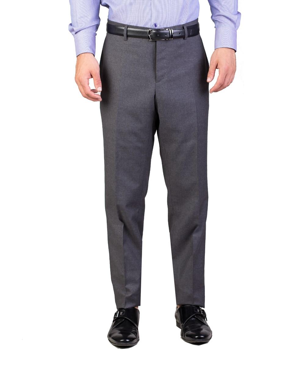 light grey slim fit dress pants