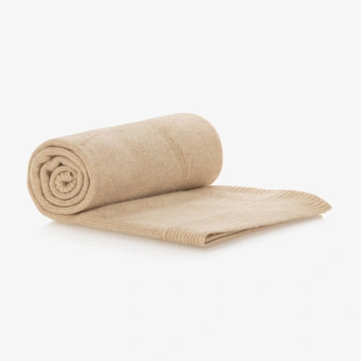 Tartine Et Chocolat Beige Cashmere Blanket (100cm)