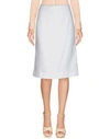 Lanvin Knee Length Skirt In White